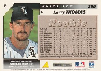 1996 Score #259 Larry Thomas Back