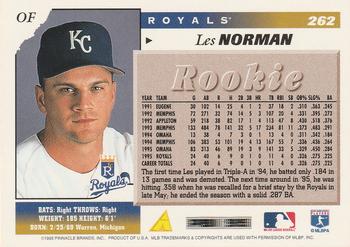 1996 Score #262 Les Norman Back