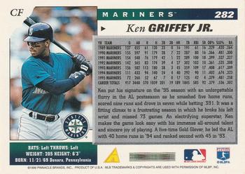 1996 Score #282 Ken Griffey Jr. Back