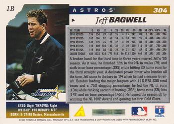 1996 Score #304 Jeff Bagwell Back