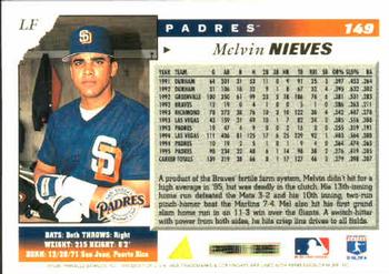 1996 Score #149 Melvin Nieves Back