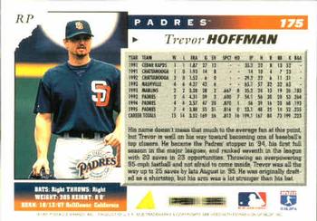1996 Score #175 Trevor Hoffman Back