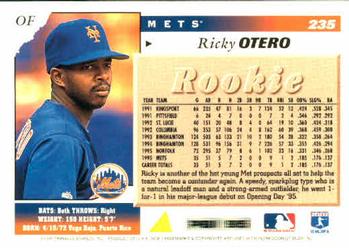 1996 Score #235 Ricky Otero Back