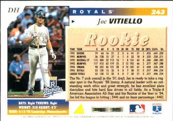 1996 Score #243 Joe Vitiello Back