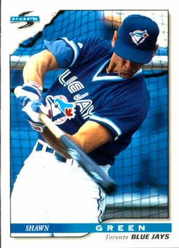 1996 Score #24 Shawn Green Front