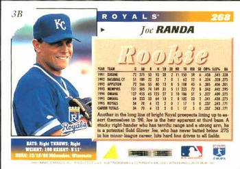 1996 Score #268 Joe Randa Back