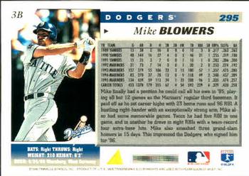 1996 Score #295 Mike Blowers Back