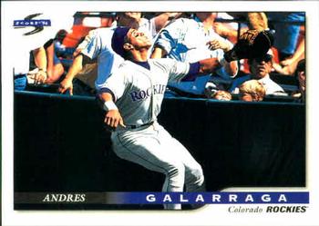 1996 Score #329 Andres Galarraga Front