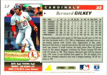 1996 Score #32 Bernard Gilkey Back