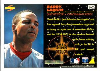 1996 Score #362 Barry Larkin Back
