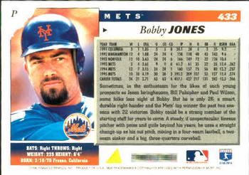 1996 Score #433 Bobby Jones Back