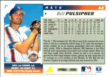 1996 Score #43 Bill Pulsipher Back