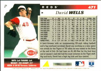1996 Score #471 David Wells Back