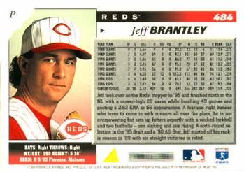 1996 Score #484 Jeff Brantley Back