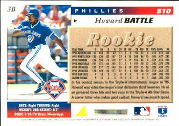 1996 Score #510 Howard Battle Back