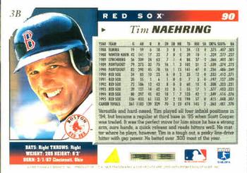 1996 Score #90 Tim Naehring Back