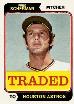 1974 Topps - Traded #186T Fred Scherman Front