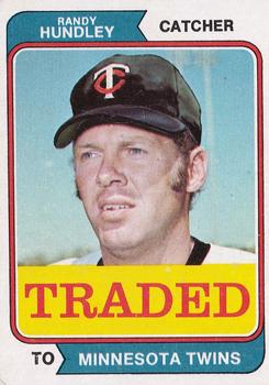 1974 Topps - Traded #319T Randy Hundley Front