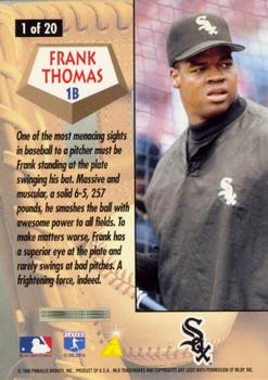 1996 Score - All-Stars #1 Frank Thomas Back