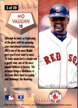 1996 Score - All-Stars #5 Mo Vaughn Back
