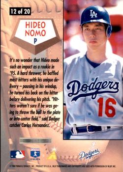 1996 Score - All-Stars #12 Hideo Nomo Back