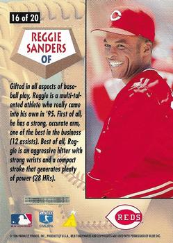 1996 Score - All-Stars #16 Reggie Sanders Back