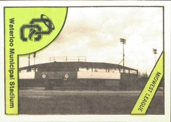 1978 TCMA Quad City Angels #30 Waterloo Municipal Stadium Front