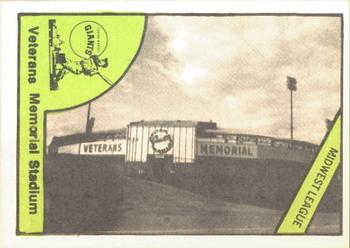 1978 TCMA Cedar Rapids Giants #29 Veterans Memorial Stadium Front