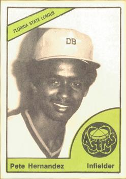 1978 TCMA Daytona Beach Astros #10 Pete Hernandez Front