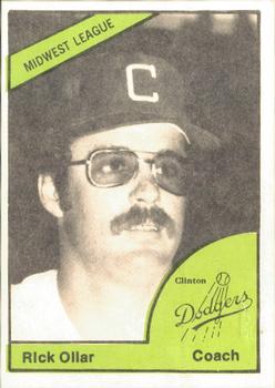 1978 TCMA Clinton Dodgers #0319 Rick Ollar Front