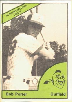 1978 TCMA Greenwood Braves #0355 Bob Porter Front