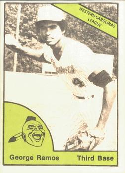 1978 TCMA Greenwood Braves #0358 George Ramos Front