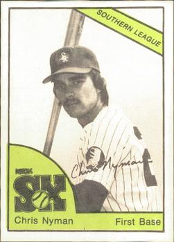1978 TCMA Knoxville Knox Sox #0035 Chris Nyman Front