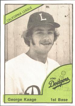 1978 TCMA Lodi Dodgers #10 George Kaage Front