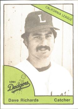 1978 TCMA Lodi Dodgers #13 Dave Richards Front