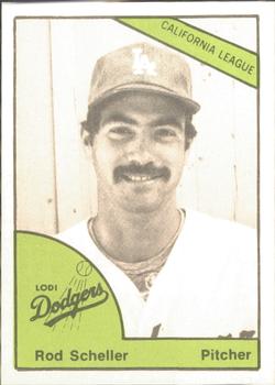 1978 TCMA Lodi Dodgers #17a Rod Scheller Front