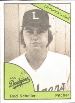 1978 TCMA Lodi Dodgers #17b Rod Scheller Front