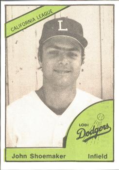 1978 TCMA Lodi Dodgers #20 John Shoemaker Front