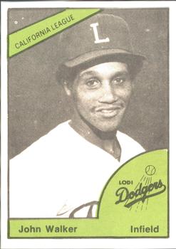 1978 TCMA Lodi Dodgers #24 John Walker Front