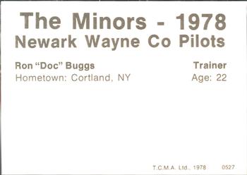 1978 TCMA Newark Wayne Co-Pilots #5 Ron Buggs Back