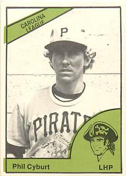 1978 TCMA Salem Pirates #3 Phil Cyburt Front