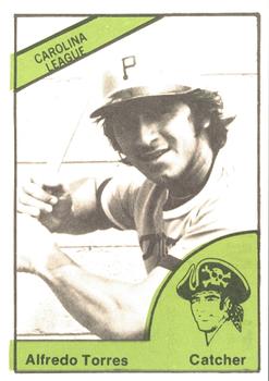 1978 TCMA Salem Pirates #16 Alfredo Torres Front