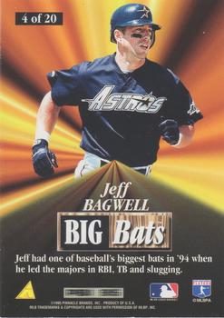 1996 Score - Big Bats #4 Jeff Bagwell Back