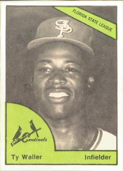 1978 TCMA St. Petersburg Cardinals #NNO Ty Waller Front
