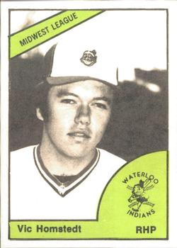1978 TCMA Waterloo Indians #12 Vic Holmstedt Front