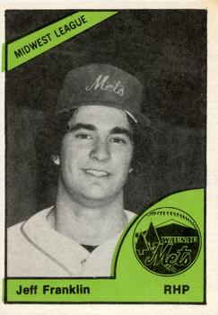 1978 TCMA Wausau Mets #0388 Jeff Franklin Front