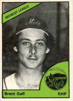 1978 TCMA Wausau Mets #0394 Brent Gaff Front