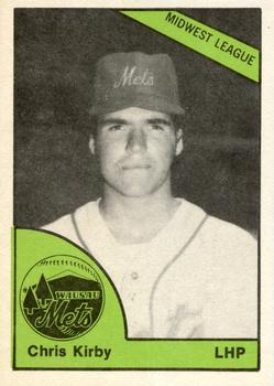 1978 TCMA Wausau Mets #0375 Chris Kirby Front