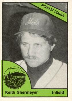 1978 TCMA Wausau Mets #0378 Keith Shermeyer Front