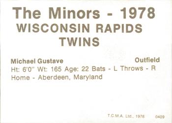 1978 TCMA Wisconsin Rapids Twins #0409 Michael Gustave Back